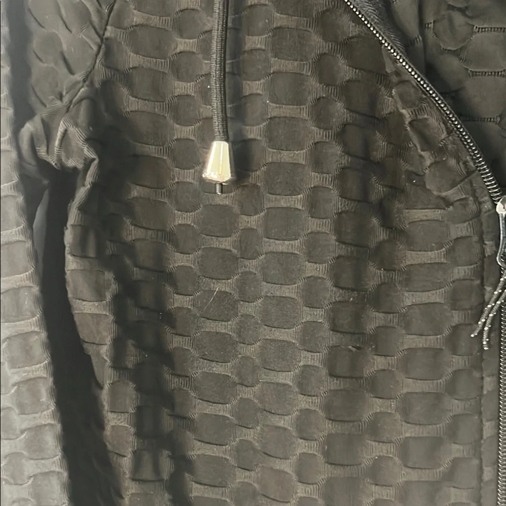 New Mix Black Hooded Utility Jacket Lightweight - Picture 3 of 6